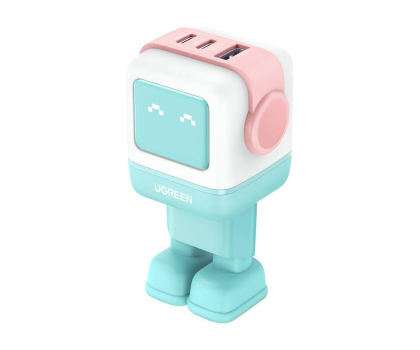 Ładowarka i akumulator UGREEN Ładowarka sieciowa Nexode RG Robot GaN 2x USB-C + USB 65W